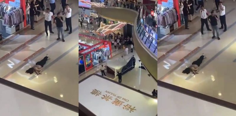 江苏扬州京华城 女子商场内跳楼轻生 原因竟是与男友买奶茶发生分歧！-51吃瓜网