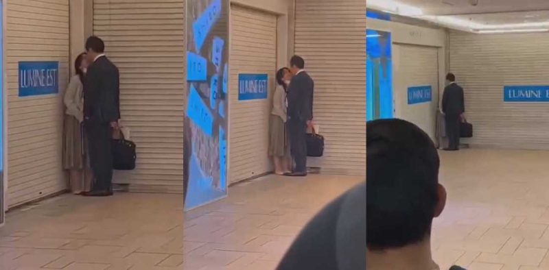 日本东京新宿站 小日子变态血脉觉醒 地铁站当众接吻打飞机 周围一群围观群众都惊呆了！-51吃瓜网