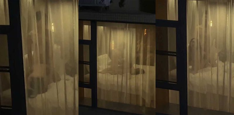 广东新婚小夫妻做爱不拉窗帘 被邻居偷拍全程 床上各种姿势猛干爆操 对面邻居边看边聊！-51吃瓜网