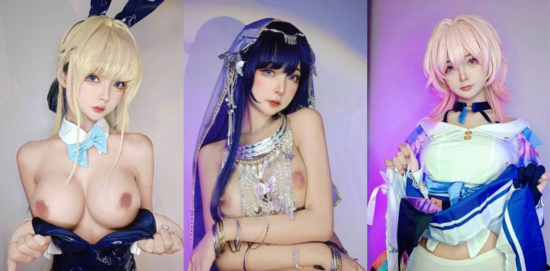 二次元巨乳萝莉 yamisung 大尺度逼脸同框自慰 童颜巨乳尤物揉胸扣逼 极致的诱惑！-51吃瓜网