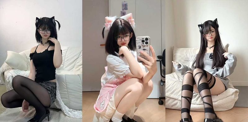 抖音50W粉丝少女网红 不想早起 私人定制合集视频流出 穿各种JK制服配丝袜 撅臀揉奶上演极致诱惑！-51吃瓜网
