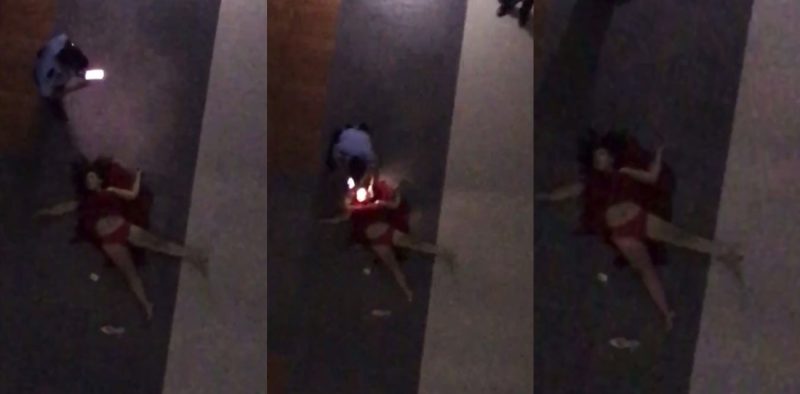 浙江嘉兴 江南摩尔西公寓 女子跳楼自杀身亡 一袭红衣倒在血泊当中 现场完整版视频流出 胆小渗入！-51吃瓜网