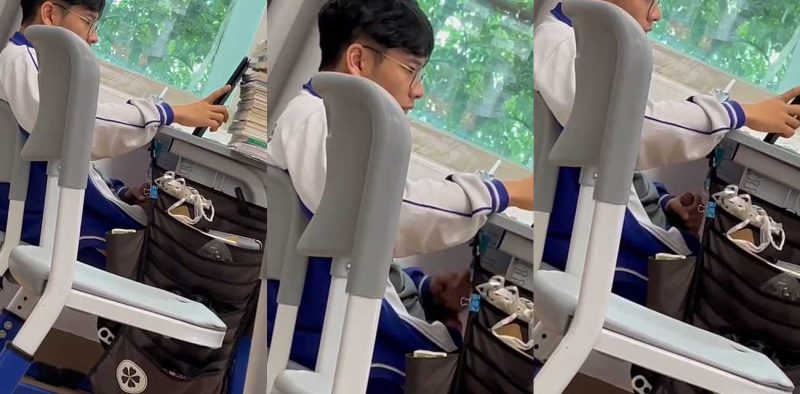 高考倒计时 六十五中男生教室打飞机缓解压力 飞快手速火遍校园 被戏称中国机长！-51吃瓜网