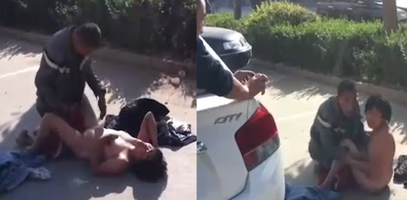 大爷大妈马路边激情做爱 被围观群众怼脸拍摄 吓的大爷连忙起身提裤子 大妈全裸状态还一脸懵逼！ - 51吃瓜网-51吃瓜网