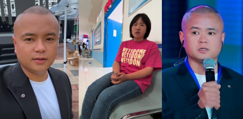 抖音网红 扎西光头 活动现场 女子持刀冲上舞台大呼被他毁了 究竟是什么样的原因把一个女人逼成这样？-51吃瓜网