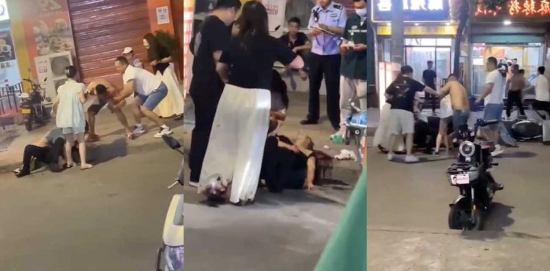 陕西省城固县 男子520偷情别人老婆 被原配抓奸后带着一堆兄弟暴揍 情绪失控拎起菜刀当街砍头 现场视频流出！
热搜 HOT-51吃瓜网