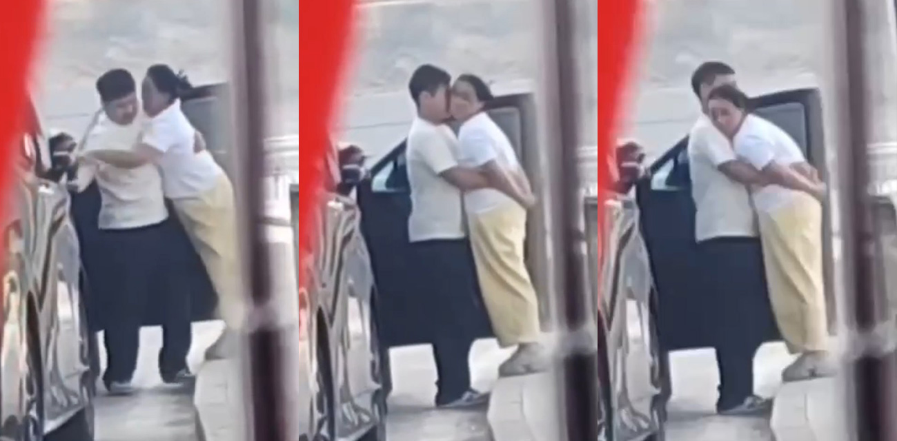 上海浦东机场路边 年轻小伙跟老阿姨缠绵时刻被偷拍 我觉得这个埃尔法我也能坐！ - 51吃瓜网-51吃瓜网