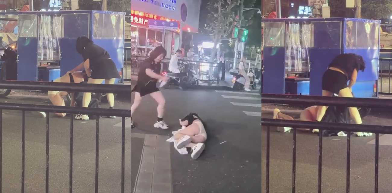 温州龙湾永中路 原配当街暴打小三 现场视频曝光 拳脚相向整个屁股和内裤都露出来 一旁大爷眼睛都看直了！ - 51吃瓜网-51吃瓜网