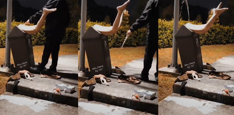 户外圈又出新花样！美女深夜倒立在垃圾桶供路人随意插入 高潮抽搐淫水狂喷1米多高 这又是什么新赛道吗？-51吃瓜网