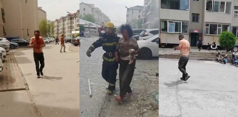 山西太原丰景佳园小区 发生严重的爆炸事故 造成17人受伤 完整版现场视频曝光 大爷大妈血肉模糊 堪比灾难片！-51吃瓜网