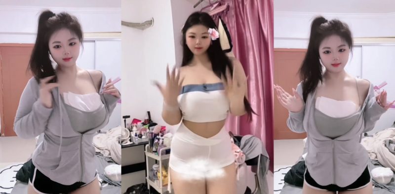 武汉快手主播 菜宝 私拍福利视频流出 微坦巨乳骚母狗各种情趣内衣骚舞诱惑 约炮金主被无套内射！-51吃瓜网