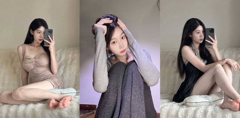 顶级足控艺术家？！抖音网红 一只妮 丝袜美足福利来袭 超清纯美女满足你的恋足癖好！-51吃瓜网