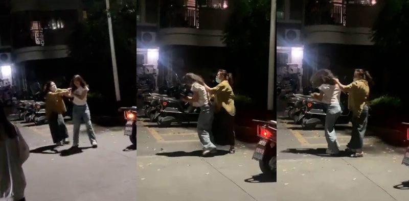 汕头捉奸瓜！正室路边发现老公和年轻小三激情车震 当场破防库库抽大嘴巴子 薅着头发游街示众！太解气了！-51吃瓜网