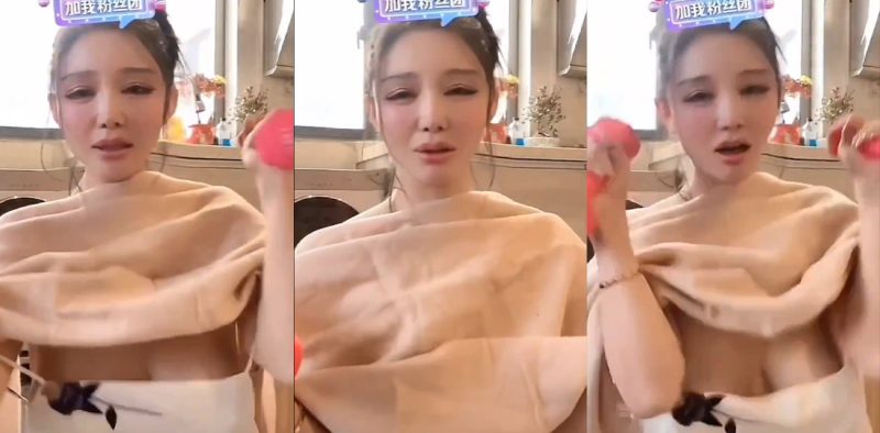 巨乳网红健身教练 抖音直播时上衣不慎脱落走光露点 两个大奶子直接跳出来啦 还连跳好几次十分养眼！-51吃瓜网