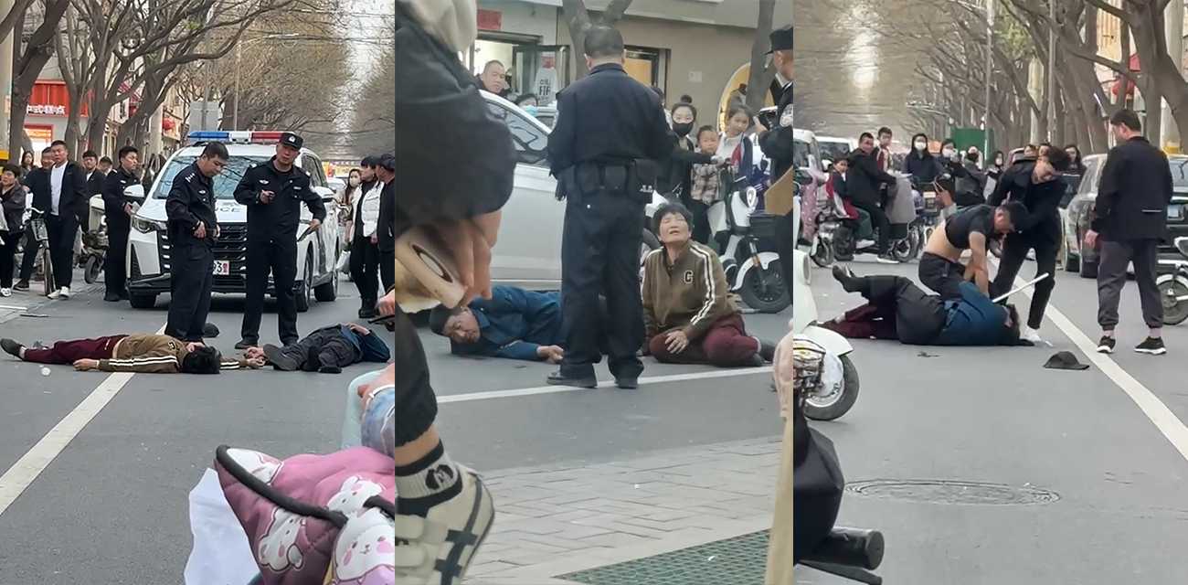 河北街头再现人间惨剧！畜生儿子为小三出头 竟当街暴打亲爹妈 年迈双亲险些殒命！ - 51吃瓜网-51吃瓜网