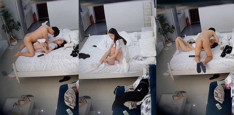真实偷拍大一情侣做爱视频 高颜值清纯学生妹 被掀开碎花裙各种姿势无套爆操 呻吟十分的甜美动人！-51吃瓜网