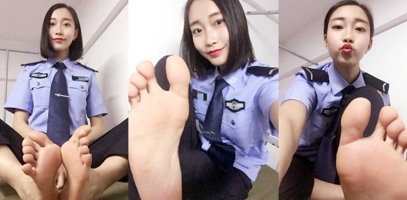 辽宁警察学院反差母警犬 聂靖宜 性爱视频遭渣男曝光 大方展示白嫩玉足 正义与淫荡的结合！-51吃瓜网