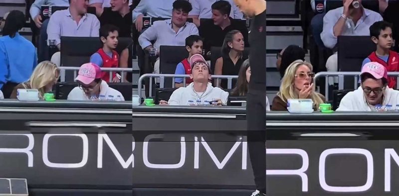 NBA掘金主场塞 富二代说唱歌手 lilmabu 让成人明星女友当众口交 起身擦嘴疑似吞精！-51吃瓜网