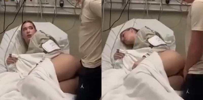 国外性感美女 与男友病床上激情性爱 那么问题来了此情此景 这到底是好老公还是好老婆呢？-51吃瓜网