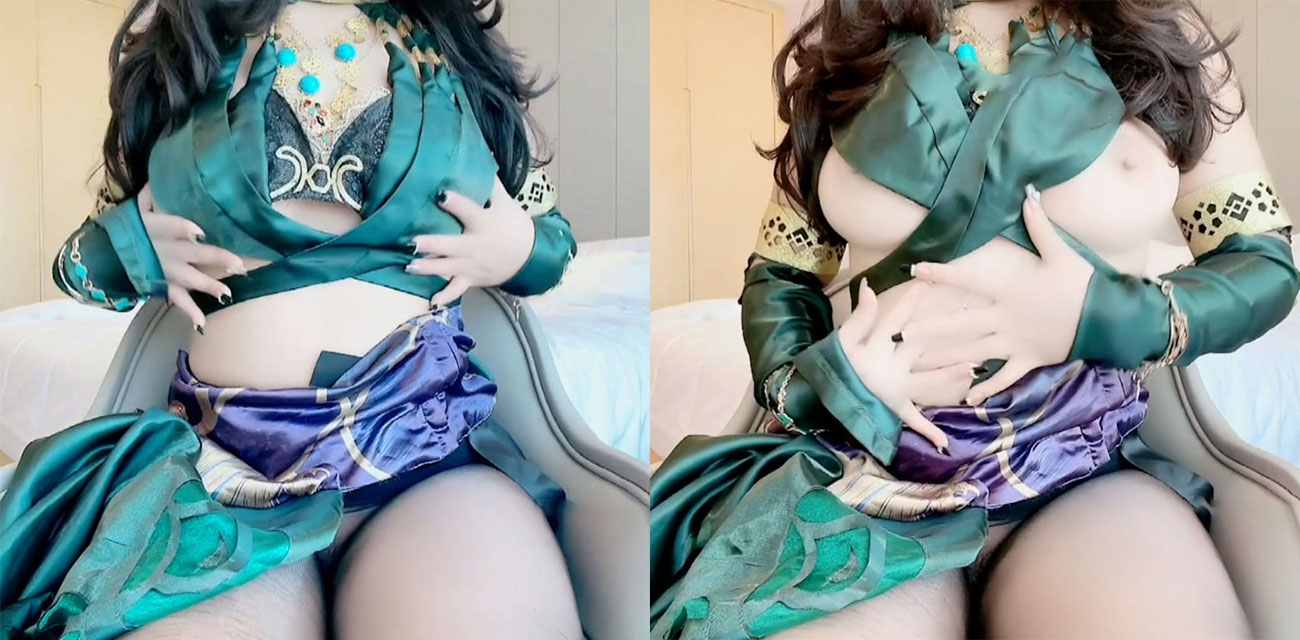 极品福利姬 薇薇安 巨乳丰臀COS迦南激情自慰 阳具暴插多汁蜜穴尖叫声响彻房间！ - 51吃瓜网-51吃瓜网