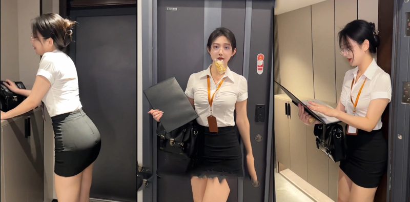 高燃剪辑 妈妈的私下工作 风骚老妈化身秘书沦为富人玩物 性感娇躯身穿诱人丝袜被无情蹂躏-51吃瓜网