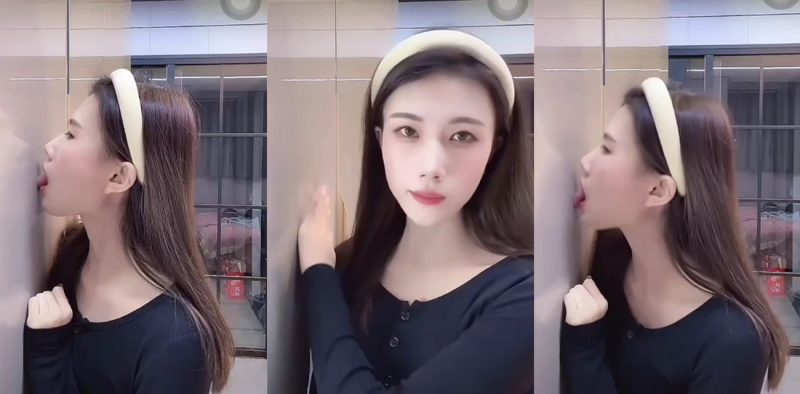 抖音网红也开始内卷！高颜值主播为博榜一大哥开心 毫无底线在直播间 狂舔冰箱模拟口交！-51吃瓜网