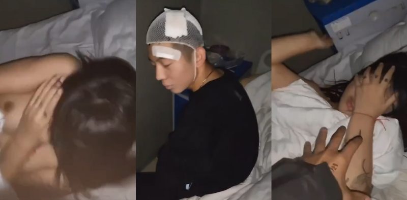 山东济宁某村书记儿子 周恒 勾搭有妇之夫程妍妍 被其未婚夫暴揍缝21针 俩人死不悔改医院偷情又被捉奸在床！-51吃瓜网