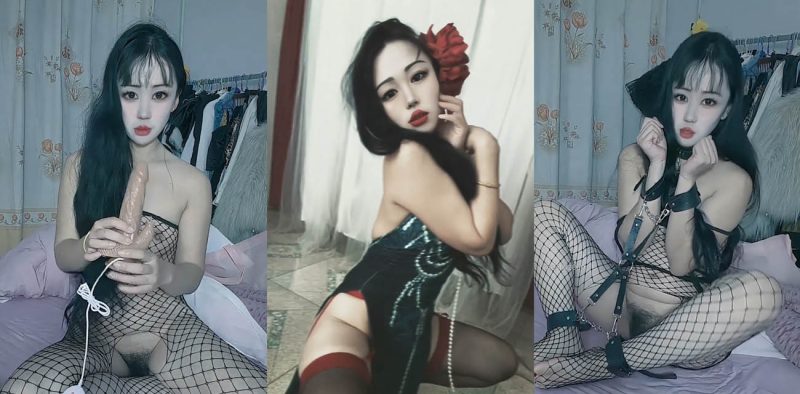 抖音网红 狮狮 土豪定制私拍 网状丝袜扭动勾引 捆绑调教道具自慰 淫态尽显！-51吃瓜网