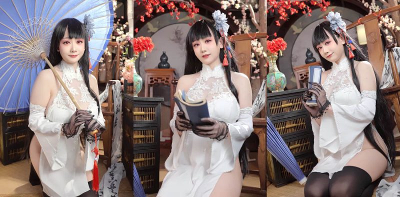 童颜巨乳福利姬 阿雪雪 逸仙旗袍写真 雪白双峰诱人无比 雾气中身姿更显妩媚！-51吃瓜网