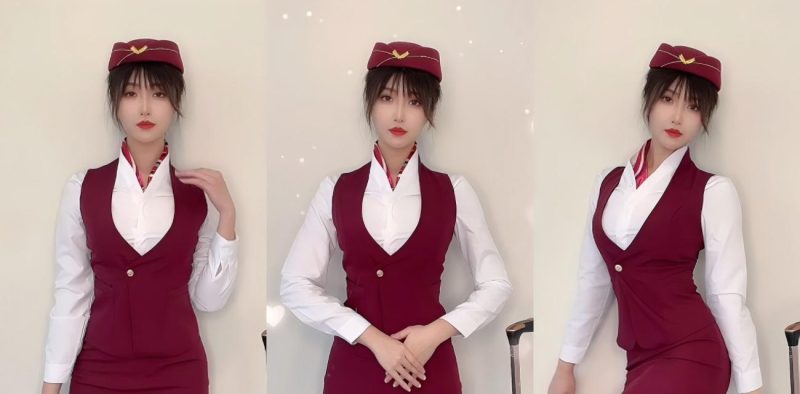 百万粉丝福利姬 MissWarmJ 化身情欲空姐寸止撩骚 制服黑丝性感火辣 笑容甜美勾人心弦！-51吃瓜网