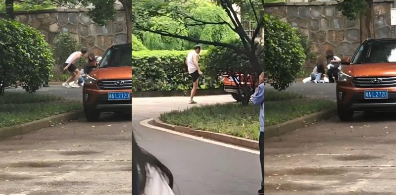 湖南长沙某大学 精神病患者持刀疯狂行凶 见人就打见车就砸 捅伤一人后被特警制服 现场完整版视频流出！-51吃瓜网