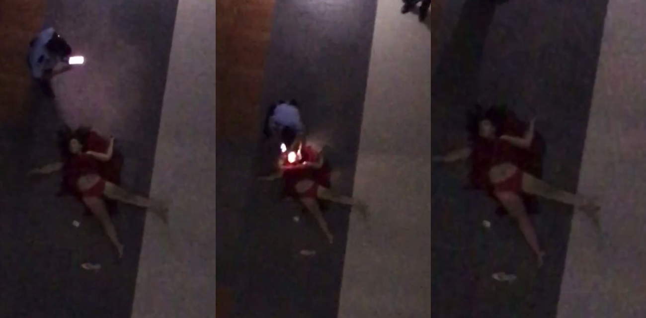 浙江嘉兴 江南摩尔西公寓 女子跳楼自杀身亡 一袭红衣倒在血泊当中 现场完整版视频流出 胆小渗入！ - 51吃瓜网-51吃瓜网