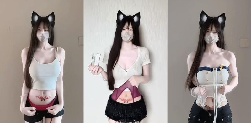 抖音魅魔纹擦边女神 PAL 定制福利私拍 珍珠内裤深嵌阴唇 开裆自慰尽显淫骚本性！-51吃瓜网