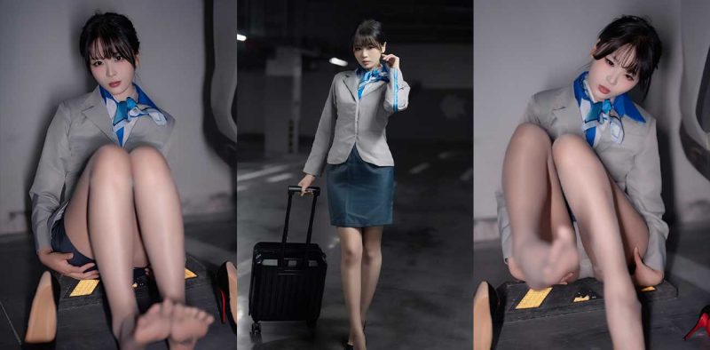 新晋国模女神 轩萧学姐 最新写真视图车库里的空姐 极品身材空姐制服 模拟足交极限诱惑！-51吃瓜网