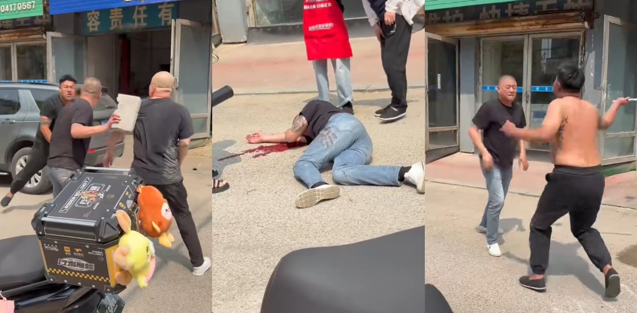 辽宁营口再现狠人名场面 短发小伙被两光头欺辱殴打后 忍无可忍1V2将其爆头反杀！ - 51吃瓜网-51吃瓜网