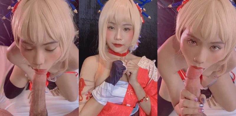 福利姬嫩妹 darkrabbithouse 最新Cos原神Yoimiya 掰开骚逼道具自慰 表情诱惑呻吟销魂 全程高潮不断！-51吃瓜网