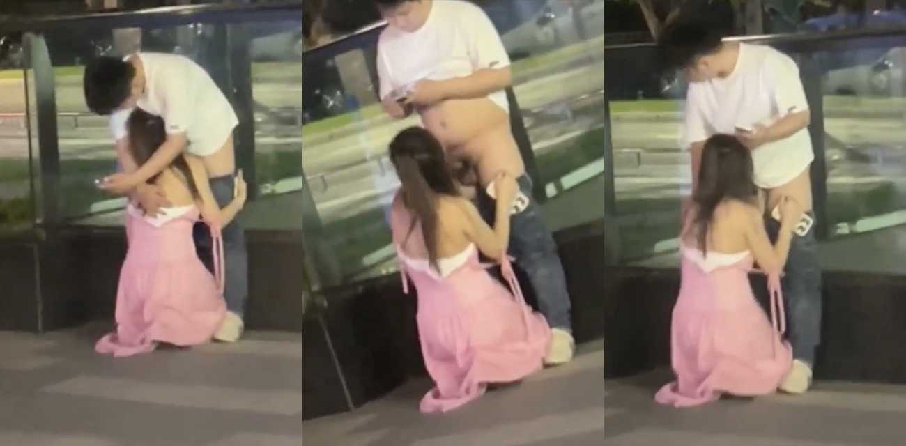 广东酒吧街头 小情侣户外街头当众吃鸡 粉裙小仙女打桩式口交深喉 这也太饥渴了吧 下面是不是早就汇流成河了？ - 51吃瓜网-51吃瓜网