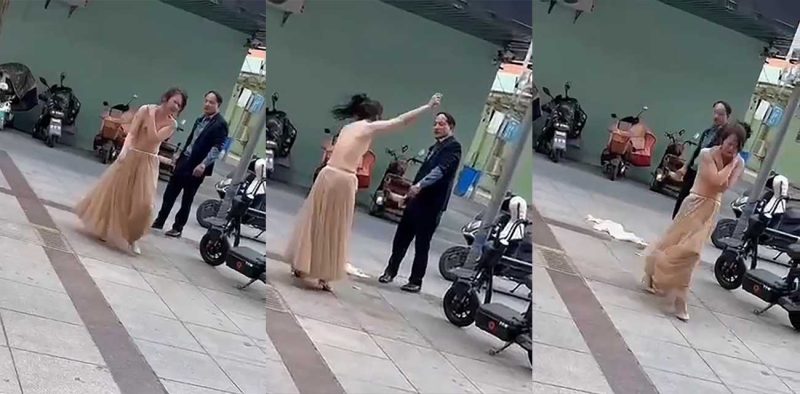 情侣吵架渣男竟逼美妇脱光还债！大奶美女赤裸崩溃大喊 好心路人出手帮忙 完整视频炸裂全网！-51吃瓜网