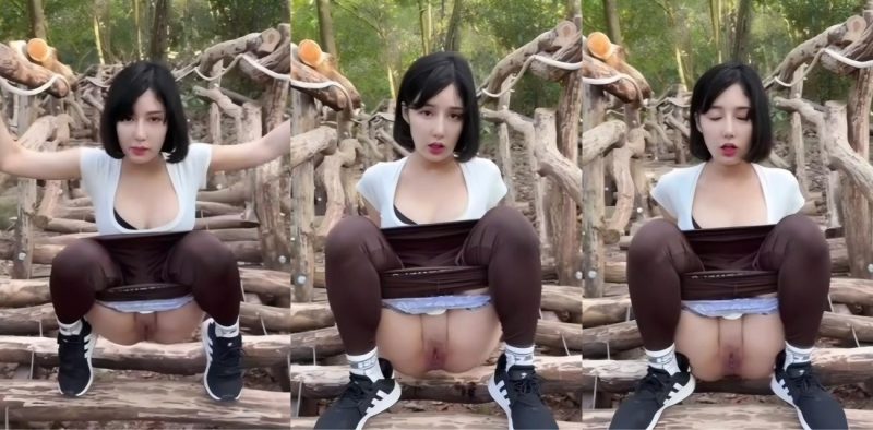 台湾绝美女优 李娜娜 福利私拍 穿瑜伽裤爬山被强迫羞辱 激烈野战露穴放尿超刺激！-51吃瓜网