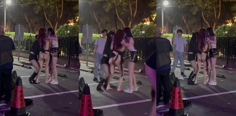 集美脱衣吵架视频流出 美臀裸体大闹街头 蜜桃臀白皙撩人 翘臀晃动让路人目瞪口呆！-51吃瓜网
