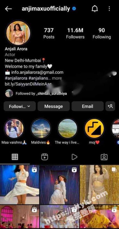 瓜友重求 印度女神 Anjali 早期下海视频被曝光 你心中的女神别人的母狗-51吃瓜网