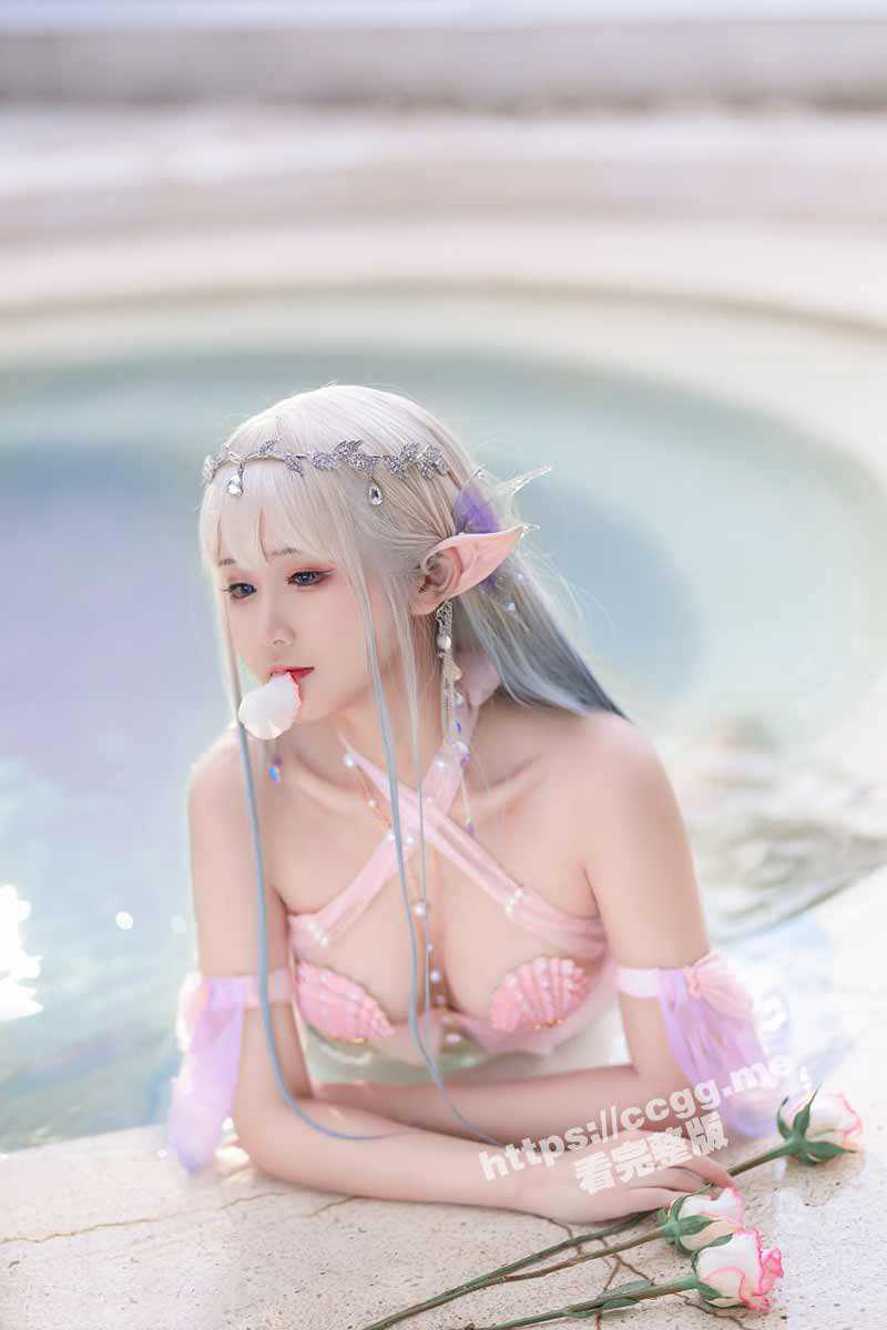 知名动漫博主 微博网红coser 「三度_69】 温泉美人鱼 – 贝壳 写真 闻到海鲜味了吗? - 51吃瓜网-51吃瓜网