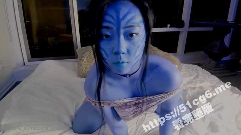 cos阿凡达自慰是吧 连阴道内都是蓝色的！-51吃瓜网