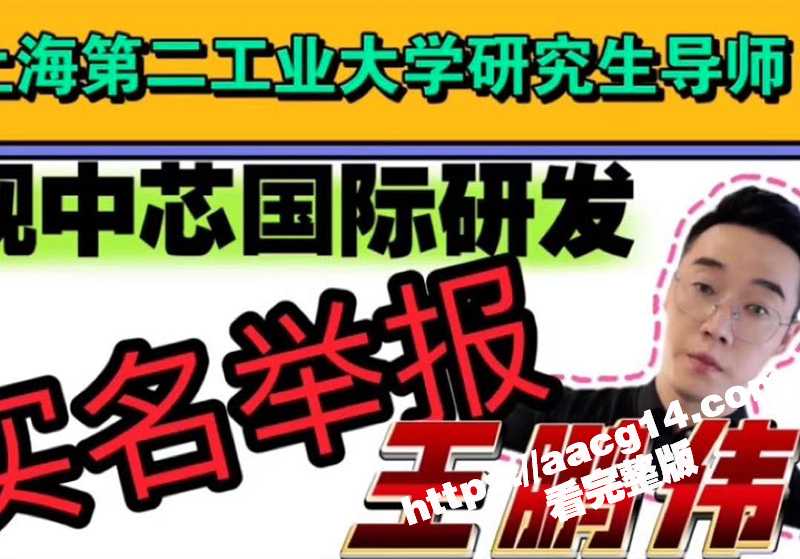 上海第二工业大学 中芯国际研究生导师王鹏伟 多次约炮嫖娼视频被曝光！-51吃瓜网
