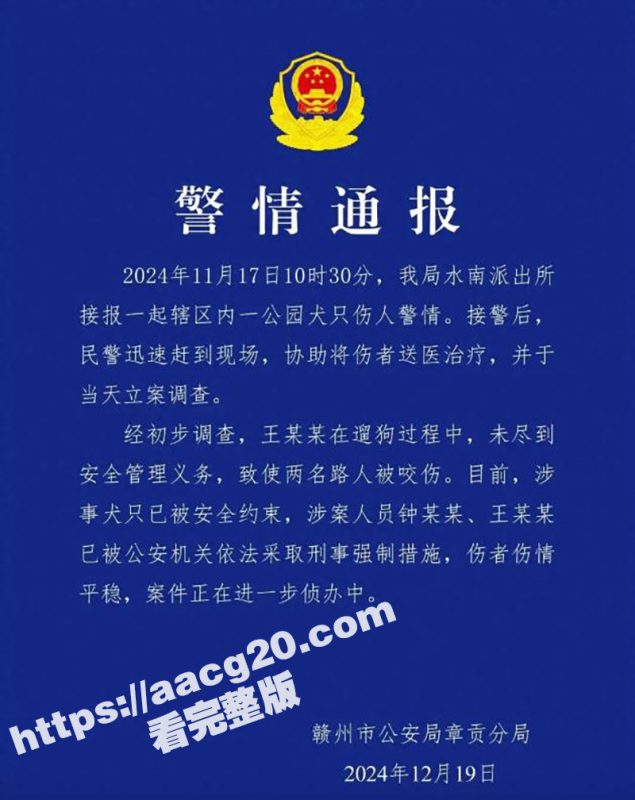 江西赣州母女被恶犬撕咬事件  母女公园散步惨遭四条狗围攻撕咬 伤口都能塞进一只手 现场监控画面流出 血腥慎入！-51吃瓜网